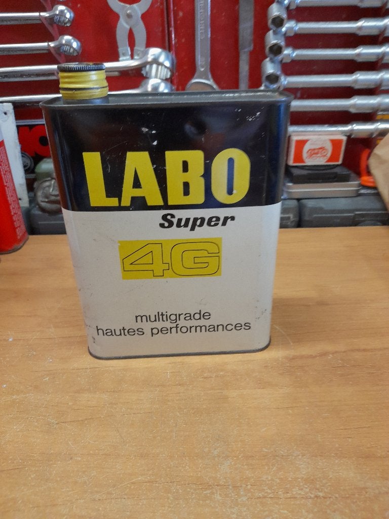 oude labo super 4g lege oliekan, Verzenden, Gebruikt, Overige typen