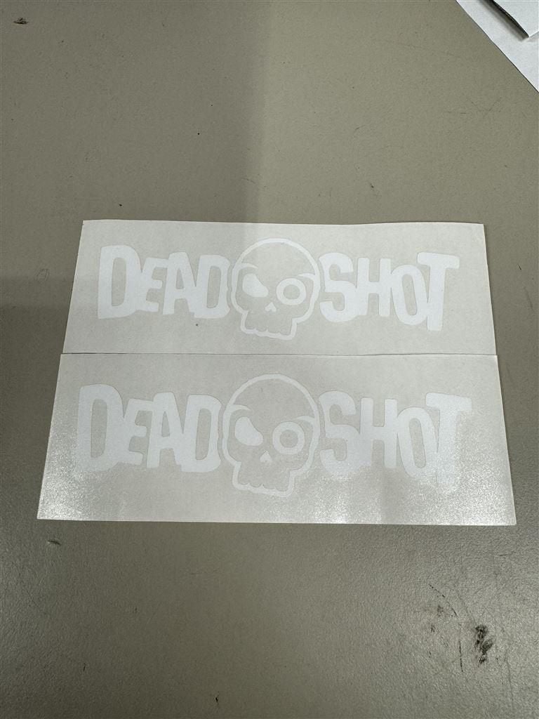 Deadshot Air Rifle Decal Sticker, Ophalen of Verzenden