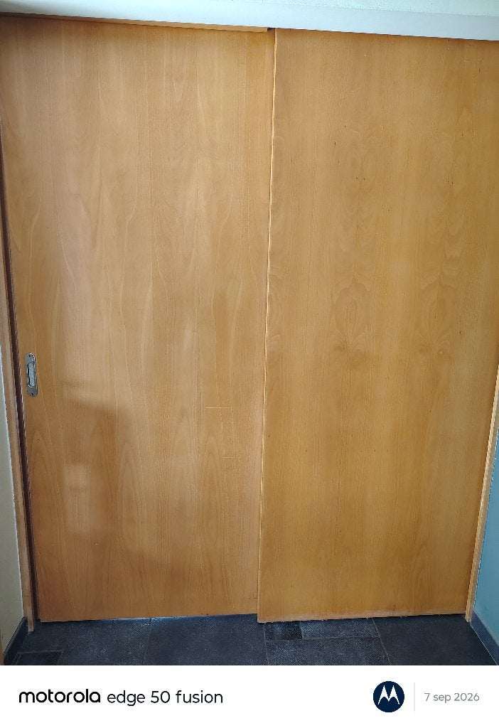 2 schuifdeuren vol hout met beukenfineer GRATIS, Ophalen, Gebruikt, 80 tot 100 cm, Binnendeur