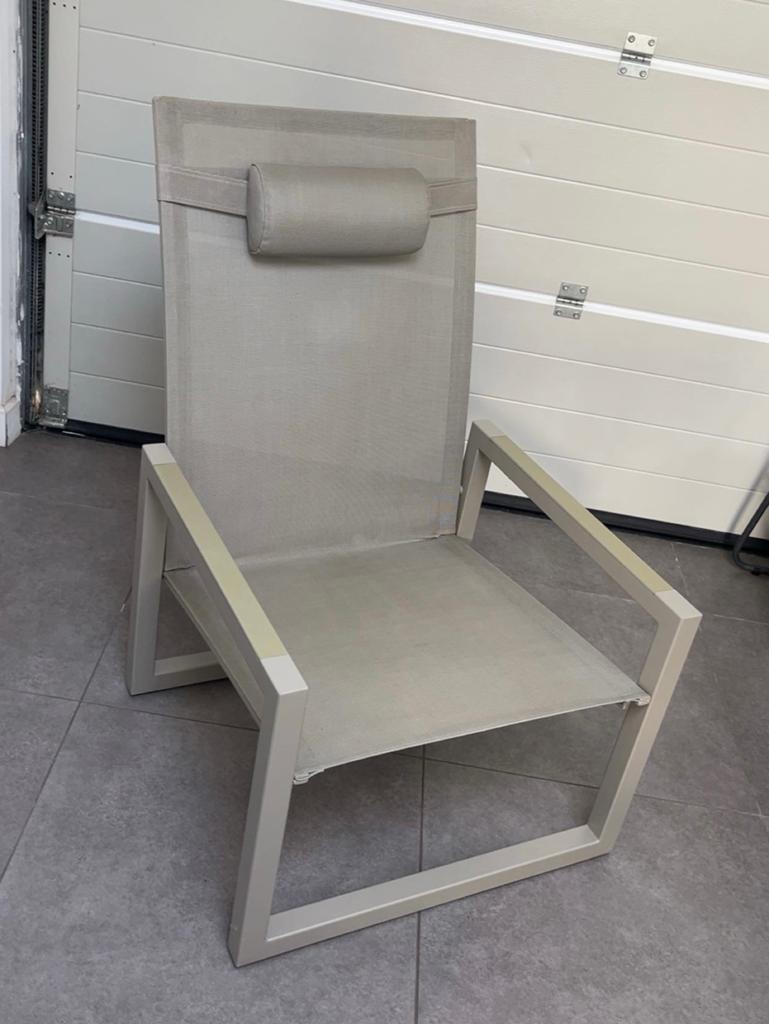 Fauteuil relax Royal Botania, Enlèvement, Inox, Ajustable