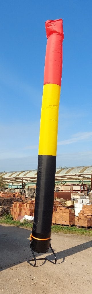 Skydancer Belgische vlag, Ophalen