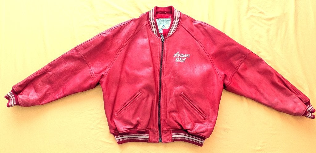 AVIREX vintage leren jas, Kleding | Heren, Avirex, Maat 56/58 (XL), Ophalen of Verzenden, Zo goed als nieuw