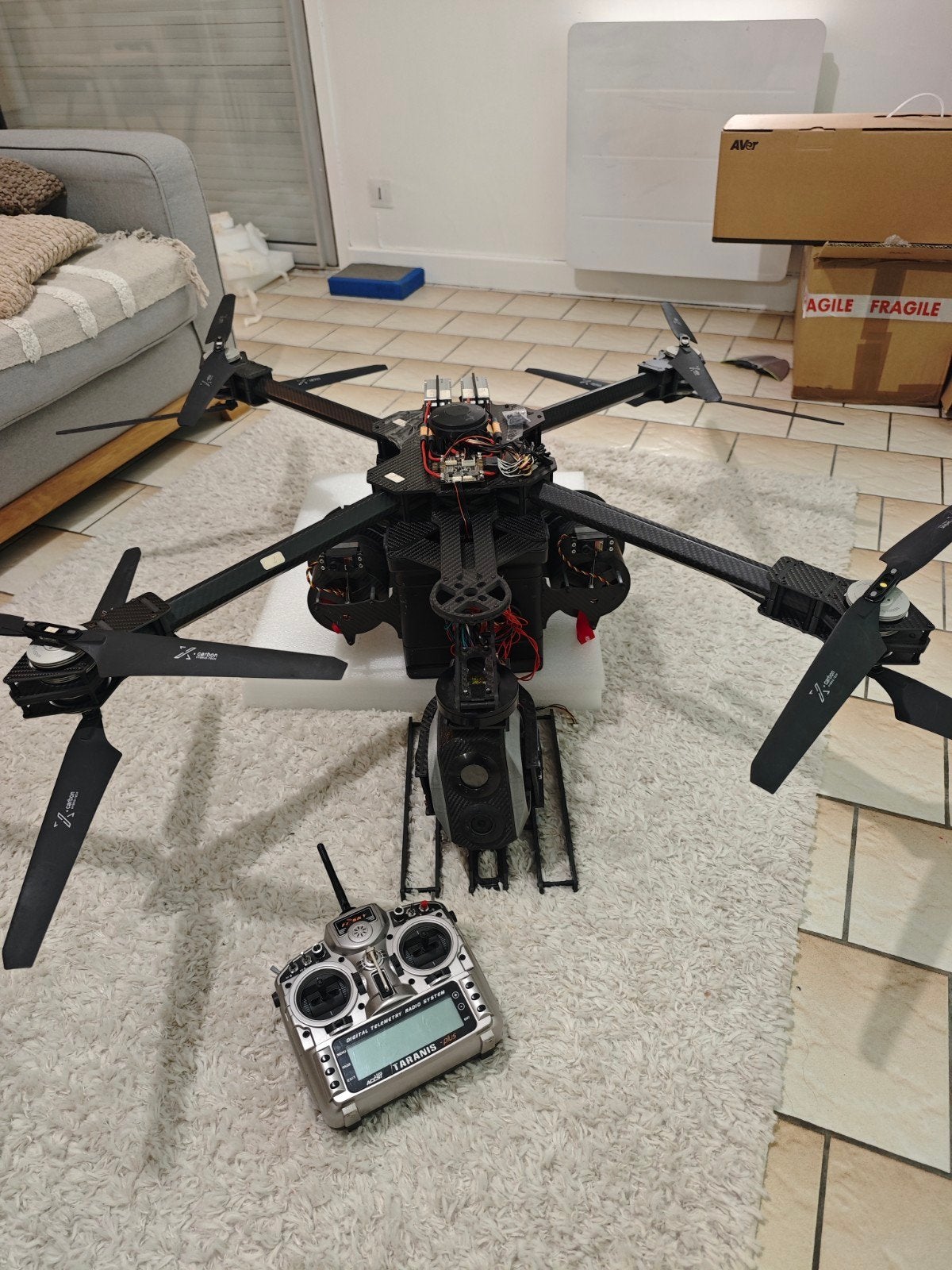 Drone RTK/autonoom laadstation, Ophalen