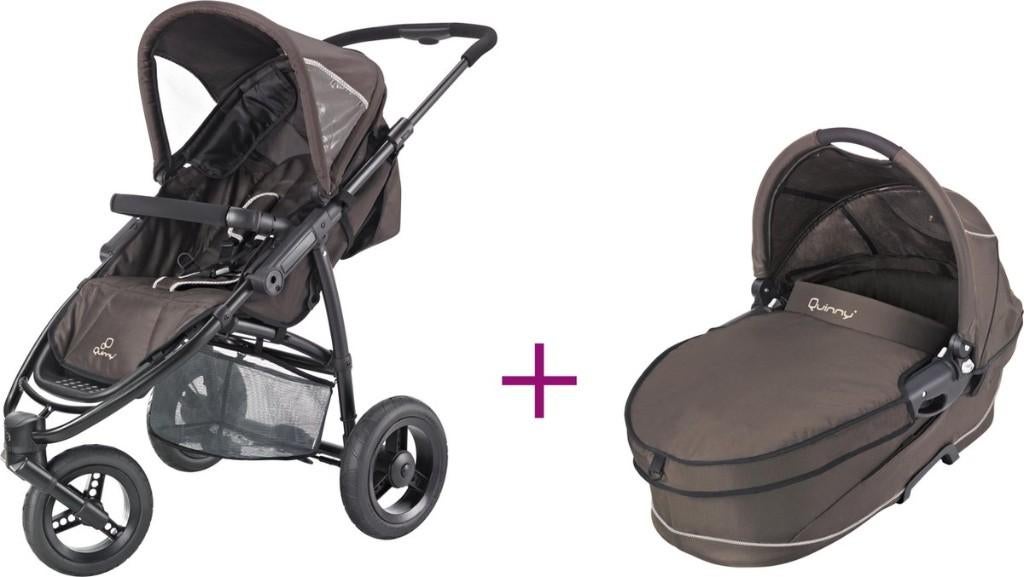 Buggy Quinny + slaapmand, Kinderen en Baby's, Ophalen, Gebruikt, Quinny, Verstelbare duwstang