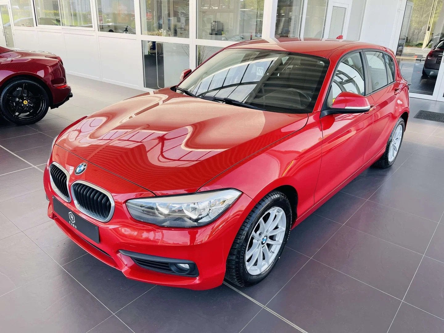 BMW 1 Serie 116 d * GARANTIE + GPS + AIRCO *, Autos, Rouge, Achat, Euro 6, Entreprise