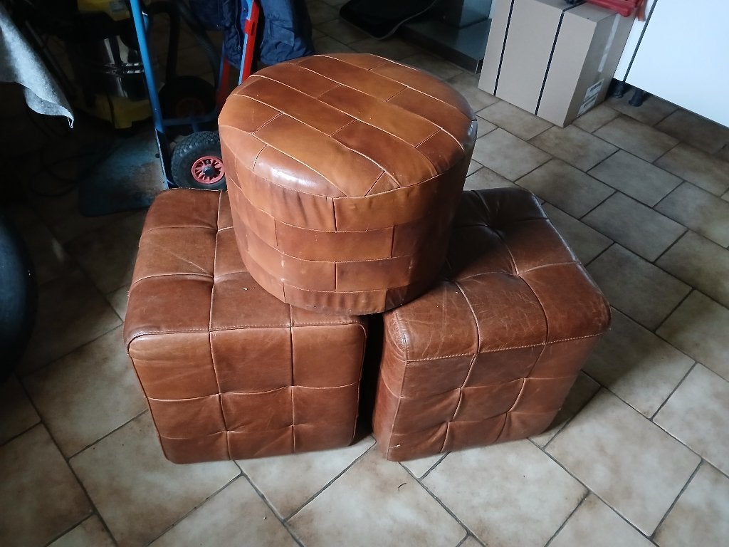 pouf a vendre, Enlèvement, Utilisé, Brun, Pouf