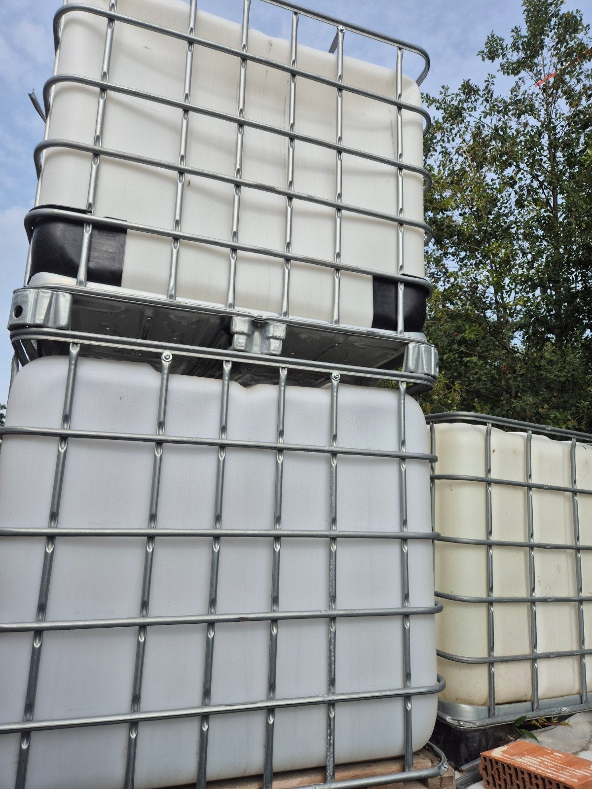 ibc vat 1000l, Ophalen, Gebruikt