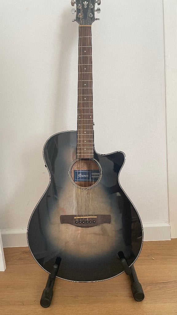 Ibanez AEG50 elektrisch-acoustisch (Blauw), Muziek en Instrumenten, Ophalen, Zo goed als nieuw, Ibanez