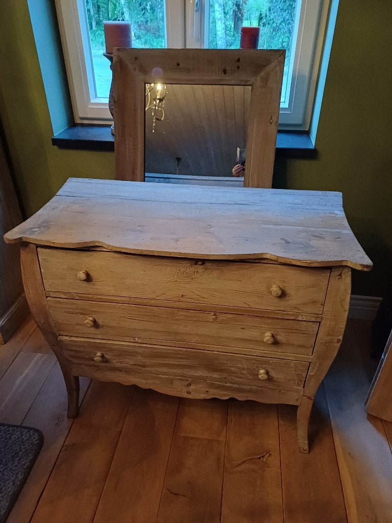 commode met spiegel , landelijk, Enlèvement, Utilisé