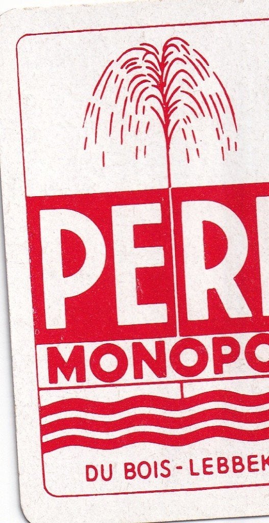 S K PERL DUBOIS LEBBEKE ROOD WIT, Verzamelen, Ophalen of Verzenden, Nieuw, Speelkaart(en)