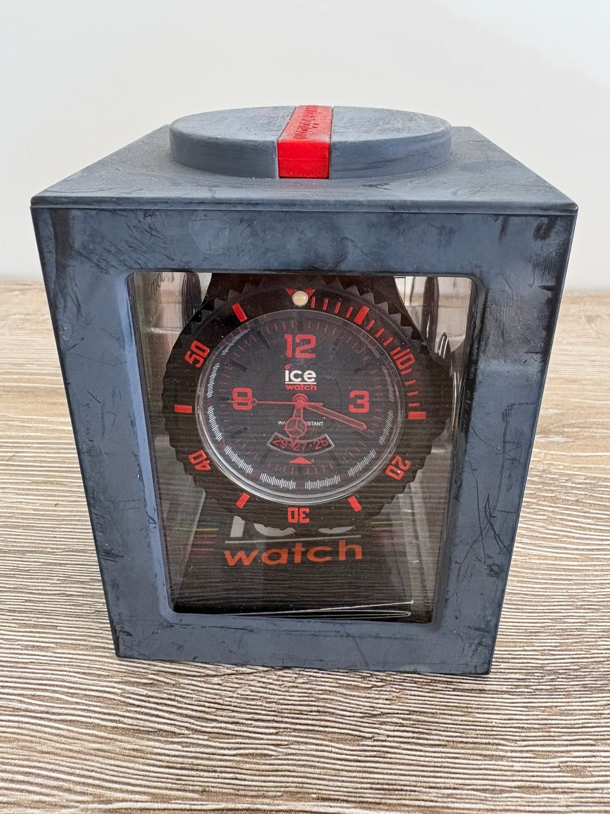 Zwarte Ice watch, Bijoux, Sacs & Beauté, Enlèvement ou Envoi, Swatch, Synthétique, Synthétique