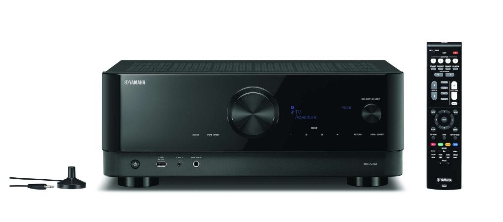 Yamaha RX-V4A AV Receiver - Zwart, Niet ingevuld, Enlèvement ou Envoi, Niet ingevuld, Niet ingevuld