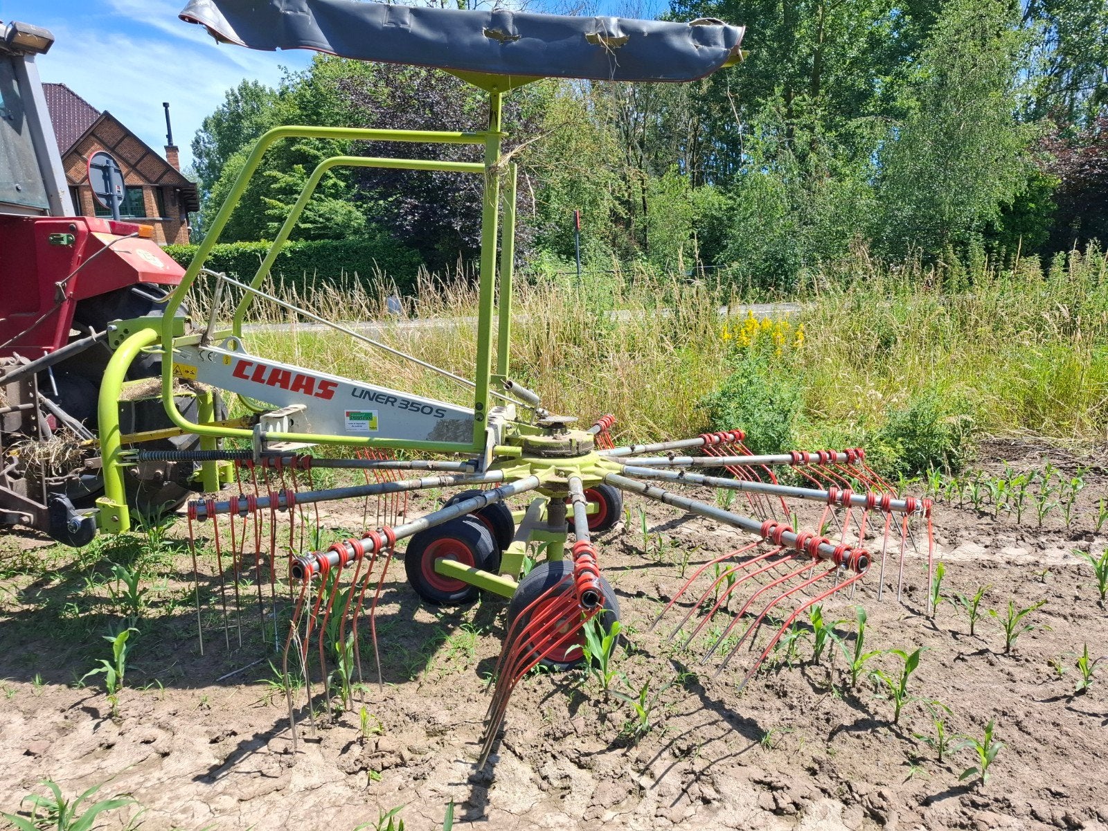 Hark claas liner 350, Ophalen