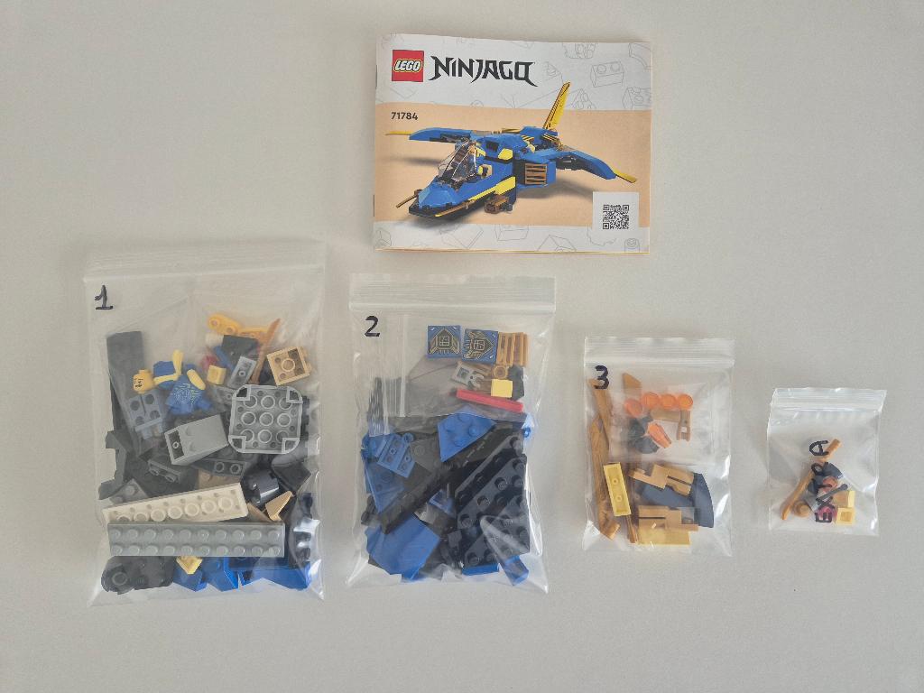 Lego Ninjago: Jay’s Bliksemstraaljager EVO (71784), Lego, Comme neuf, Enlèvement, Ninjago