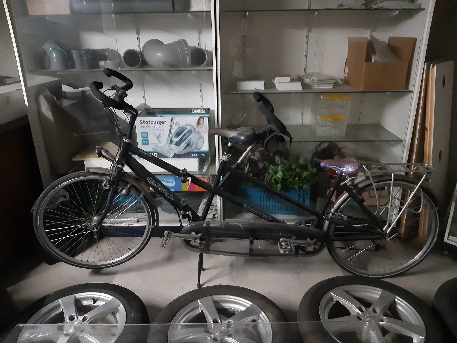Tandemfiets, Fietsen en Brommers, Ophalen, Gebruikt, Velgrem, Multicycle