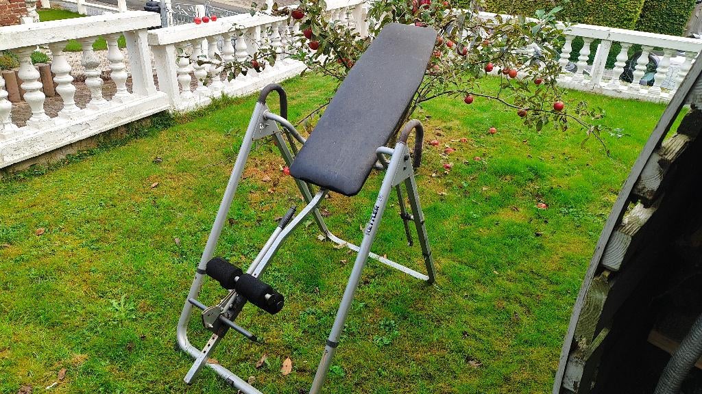 une table d inversion, pour etirer le dos, Sports & Fitness, Appareils de fitness, Dos, Enlèvement, Utilisé, Métal