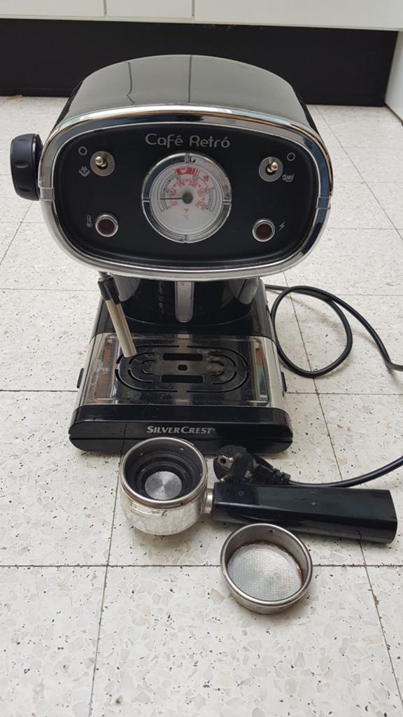 Silvercrest expresso machine "café rétro", Elektronische apparatuur, Koffiezetapparaten, Afneembaar waterreservoir, Gebruikt, Espresso apparaat