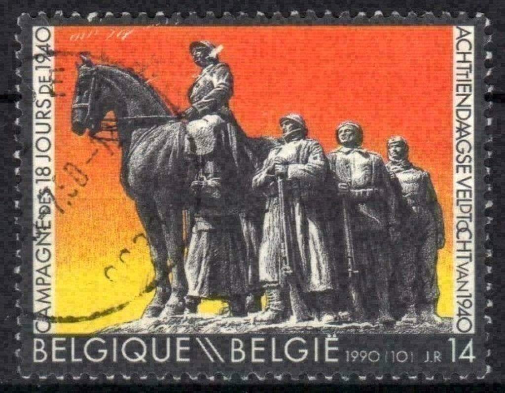 Belgie 1990 - Yvert/OBP 2369 - Monument te Kortrijk (ST), Postzegels en Munten, Postzegels | Europa | België, Verzenden, Gestempeld