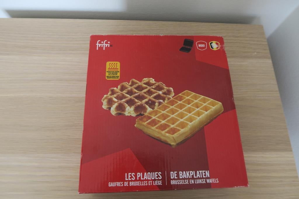Frifri - bakplaten Brussele en Luikse wafels, Elektronische apparatuur, Ophalen of Verzenden, Uitneembare platen, Nieuw