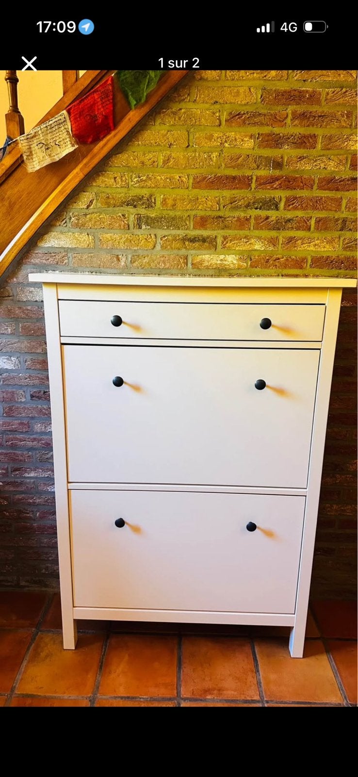 Armoire à chaussures IKEA Hemnes, Maison & Meubles, Armoires | Armoires à chaussures, Enlèvement, Comme neuf
