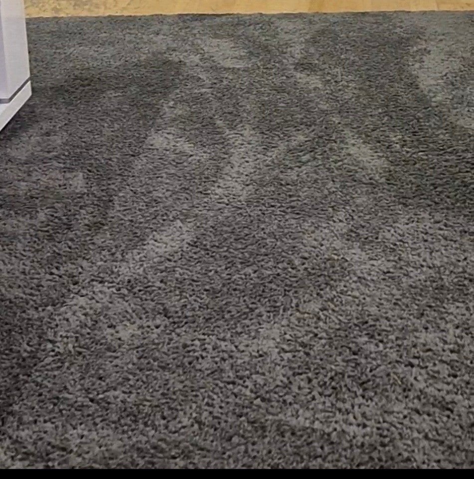 Tapis anthracite 200x290cm, lot de 2, en bon état, sac profo, Een kleur, Gris, 5 à 10 m², Enlèvement