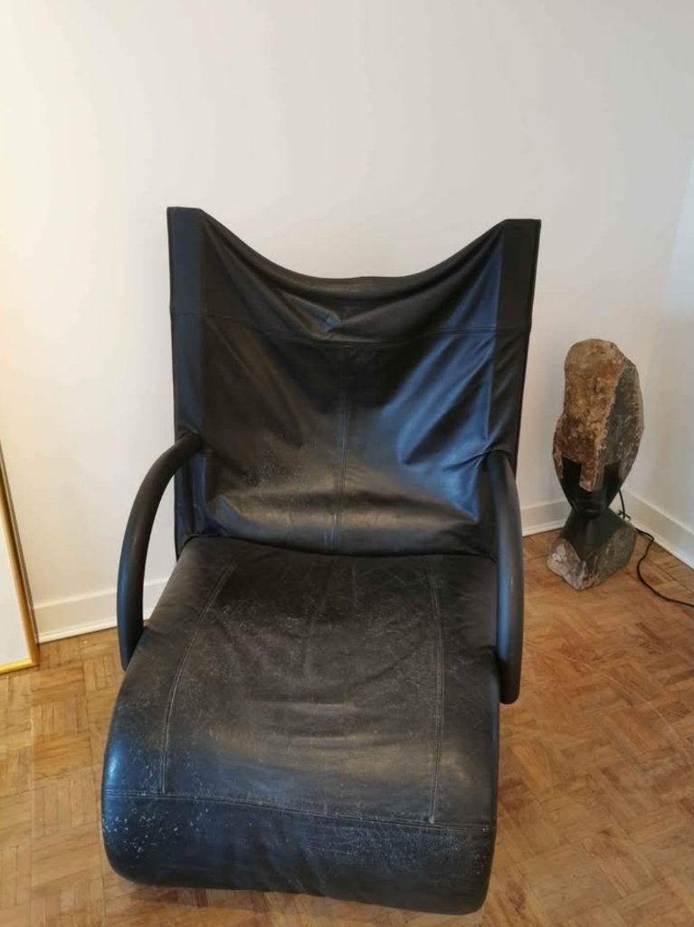 Ligne roset zen chair, Maison & Meubles, Fauteuils, Enlèvement, Utilisé, Cuir