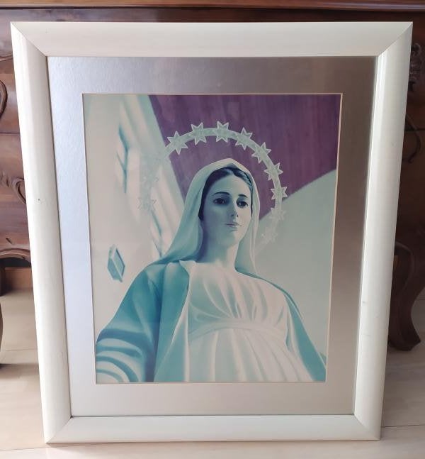 religieuze schilderij / prent Maria, Antiek en Kunst, Ophalen