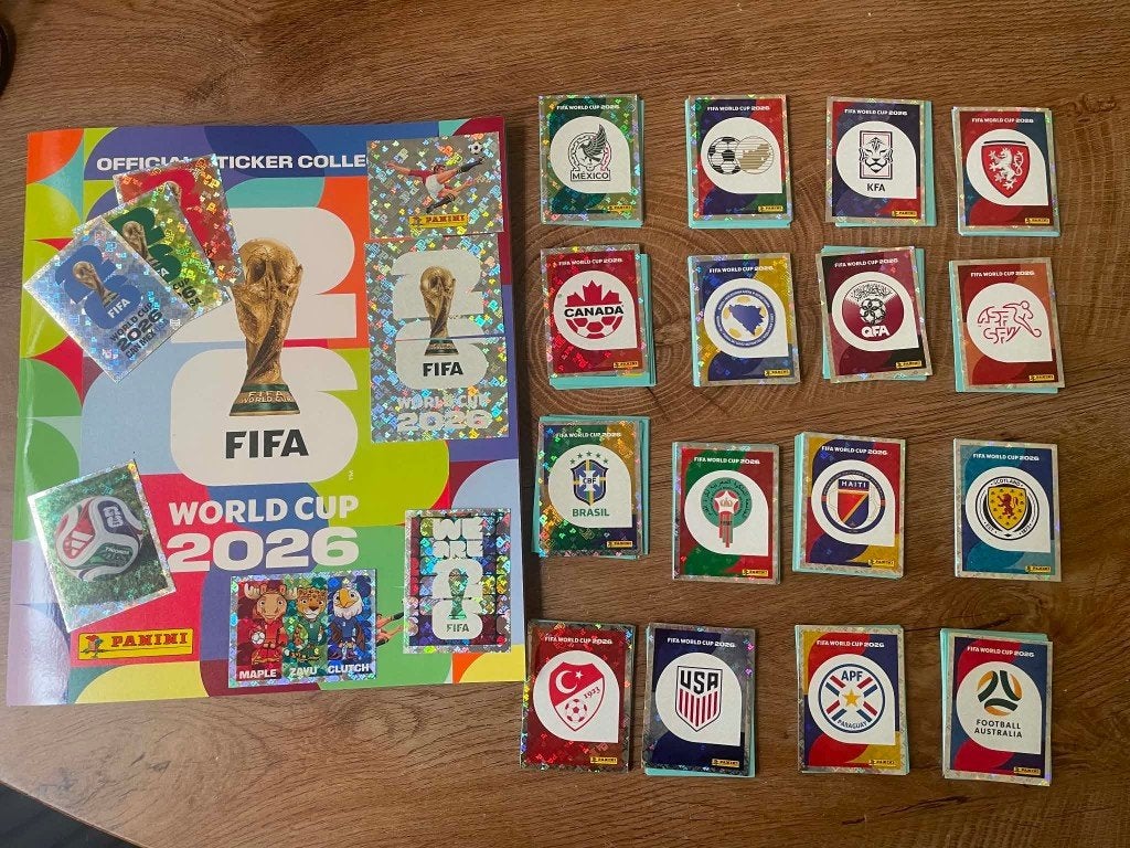 Panini WK 2026 – Complete set 980 stickers + leeg album, Hobby en Vrije tijd, Ophalen of Verzenden, Sticker