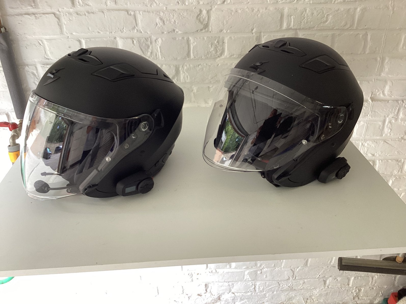 Sena dual 5S motorhelmen met communicatiesysteem, Motoren, Ophalen, S