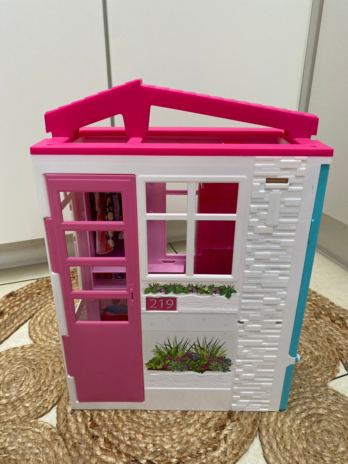 Maison Barbie transportable, Enlèvement, Utilisé, Maison de poupées