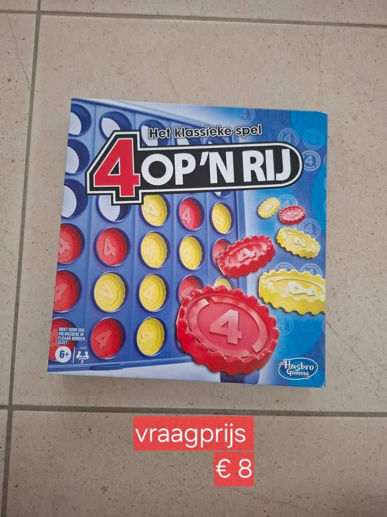 4 op een rij, Een of twee spelers, Ophalen of Verzenden, Zo goed als nieuw, Hasbro gaming