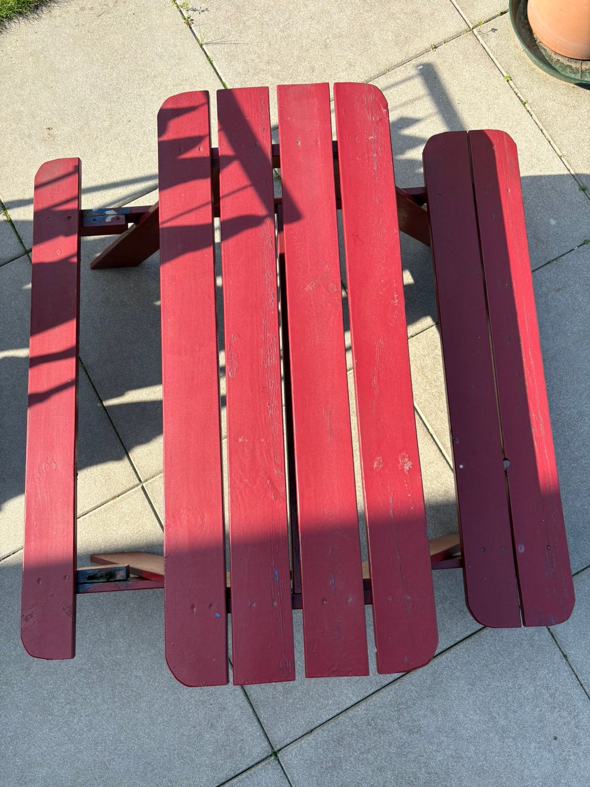 Kinder picknick tafel, Tuin en Terras, Ophalen, Gebruikt