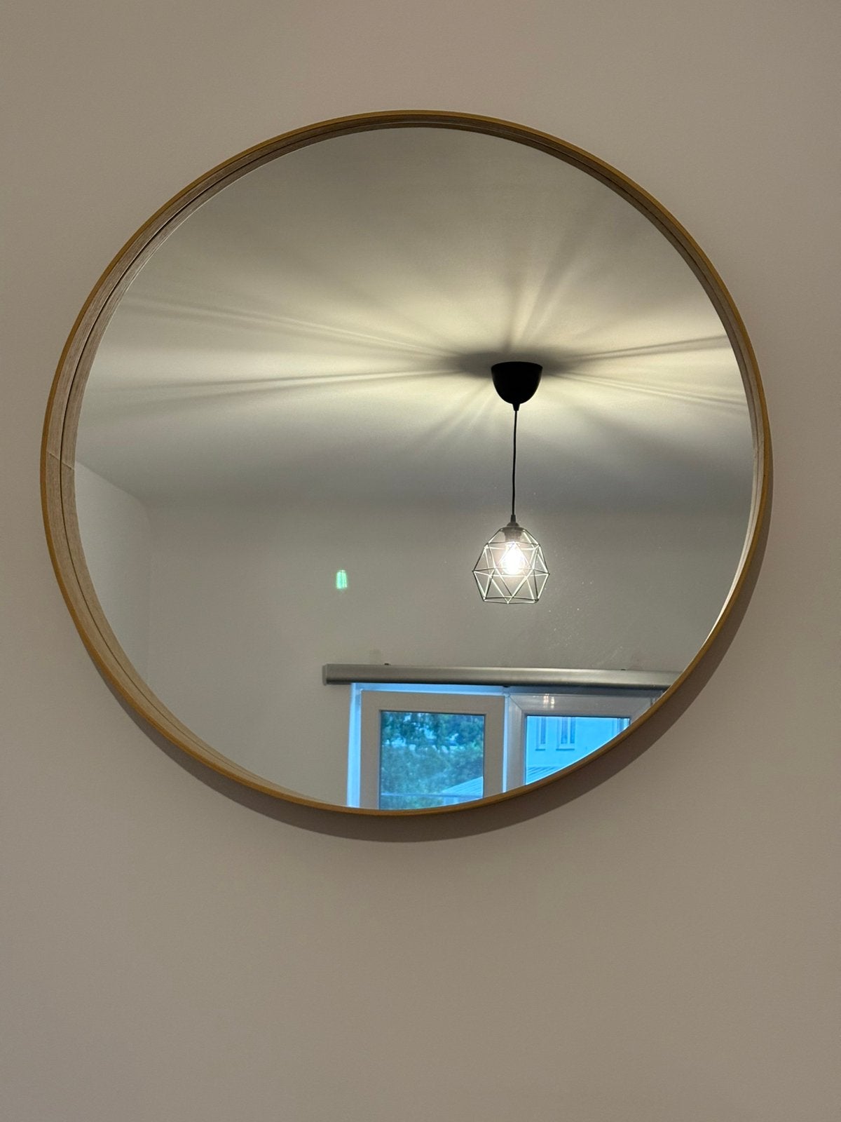 Ronde spiegel Ikea, Ophalen, Zo goed als nieuw, Rond, 75 tot 100 cm