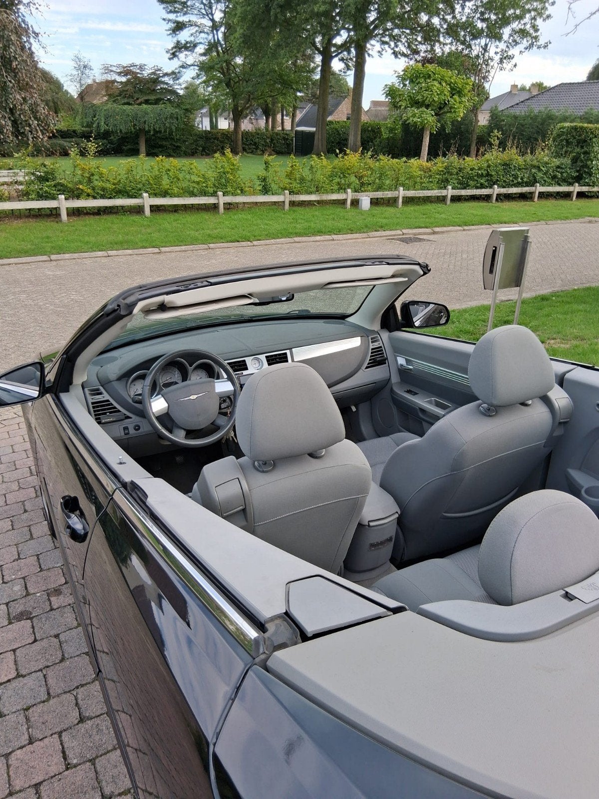 Chrysler Sebring Cabrio 2.0 CRD | 113.000 km | Car-Pass |, Auto's, 4 zetels, 4 cilinders, Cabriolet, Zwart
