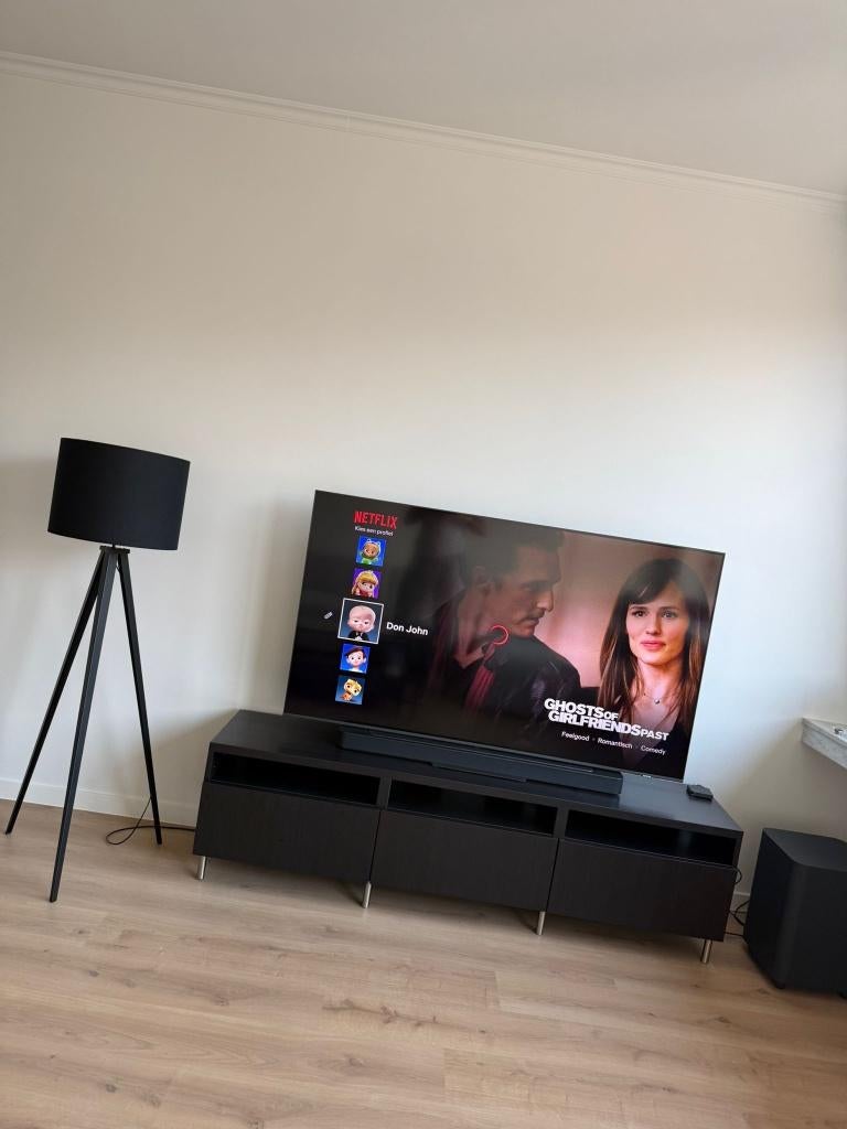 Ikea Tv meubel BESTA zwart, Enlèvement, Comme neuf