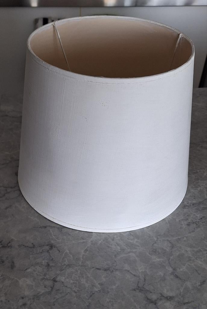 Witte lampenkap in perfecte staat, Ophalen, Wit