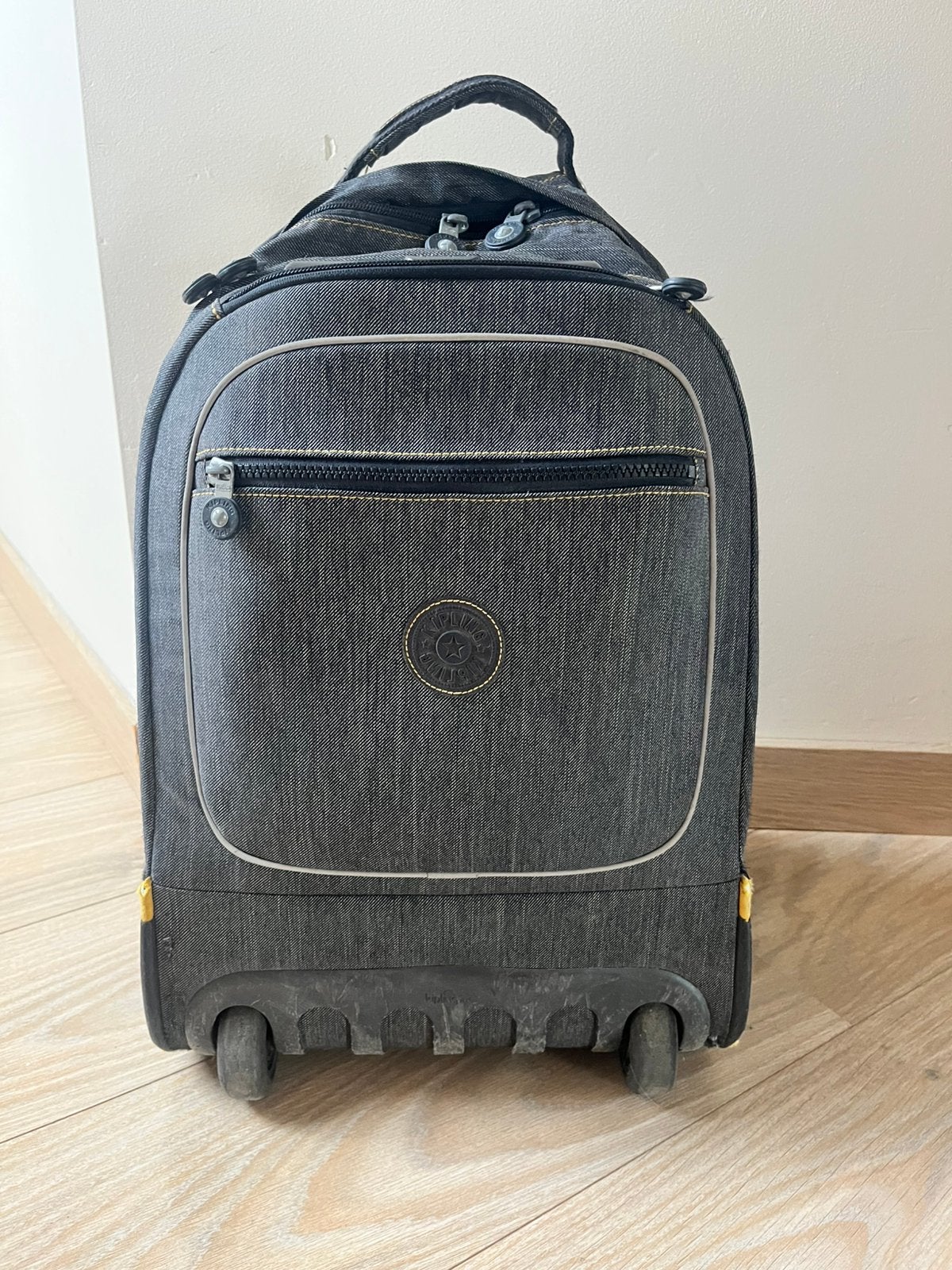 Kipling boekentas trolley, Ophalen, Gebruikt, Blauw, Rugtas