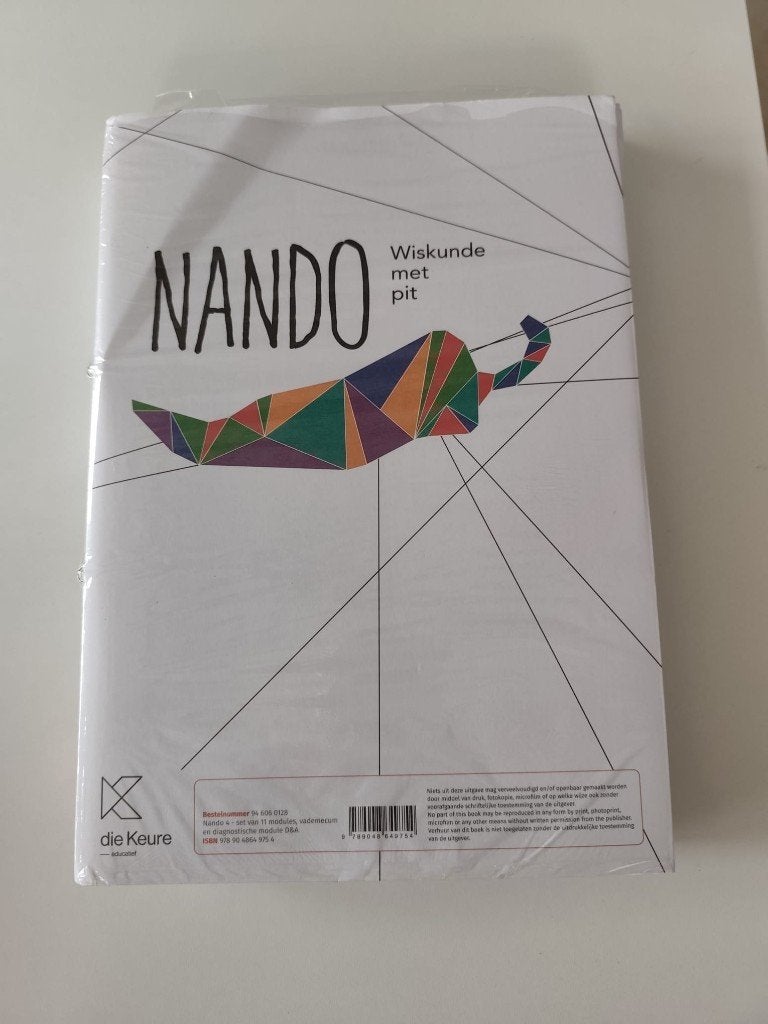 Nando 3 - set van 12 modules, vademecum en diagnostische, Ophalen of Verzenden, Wiskunde B, Overige niveaus, Nieuw