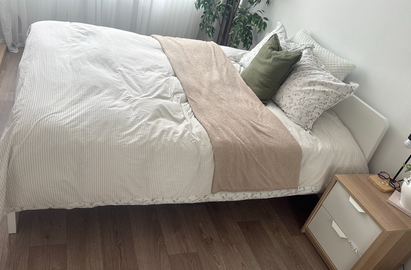Lit 160 ikea etat neuf !!!! + sommier, Enlèvement, Neuf