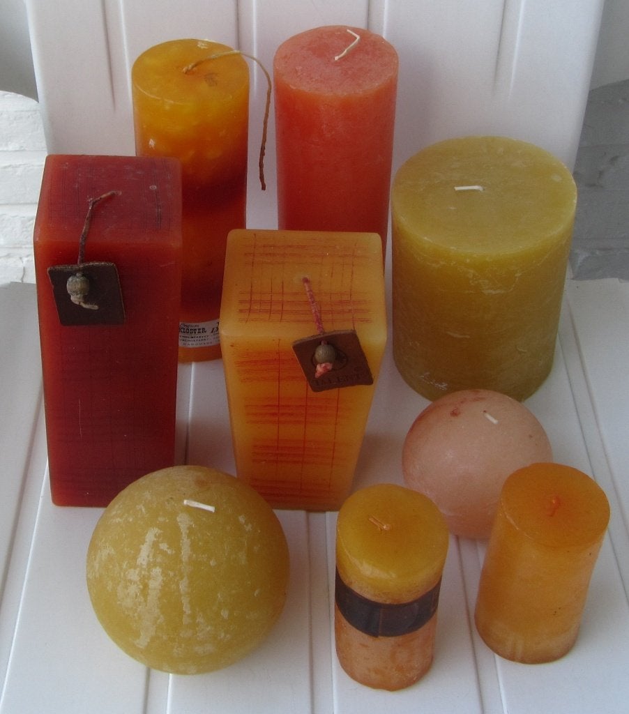 Kaarsen - Nieuw - 15 stuks - Talent enz...zie beschrijving, Overige materialen, Overige merken, Oranje, Ophalen of Verzenden