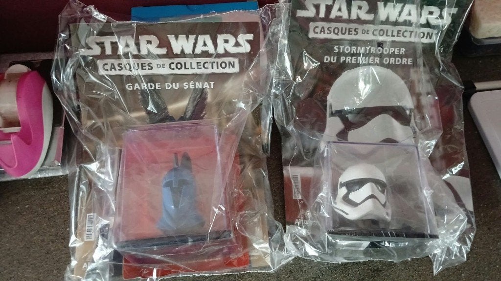 lot 4 casque collection star wars, Collections, Enlèvement ou Envoi, Comme neuf, Autres types