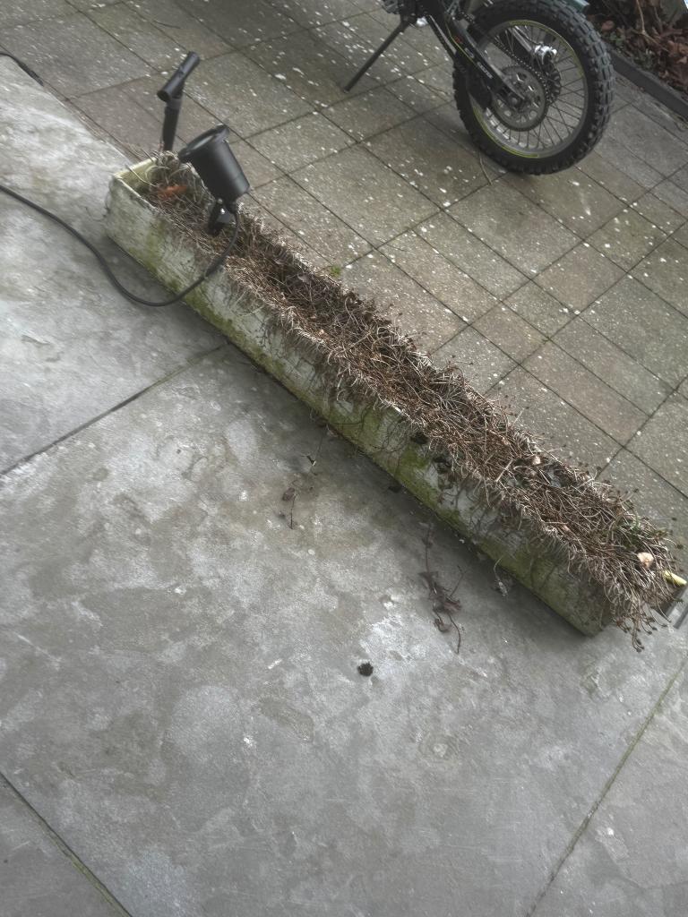 Oude bloembak, Ophalen