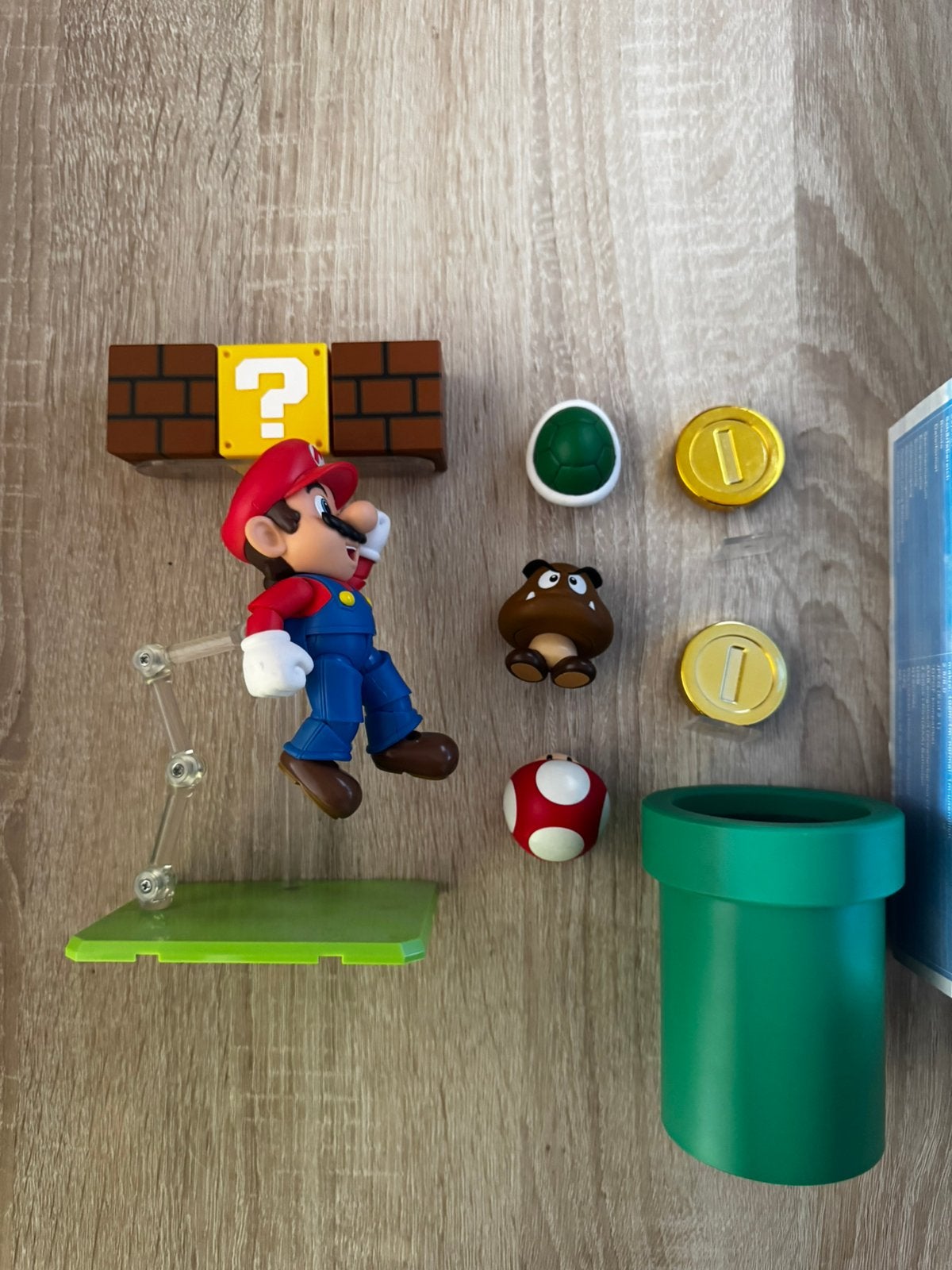 Figurine Mario avec accessoires, Collections, Enlèvement ou Envoi, Comme neuf