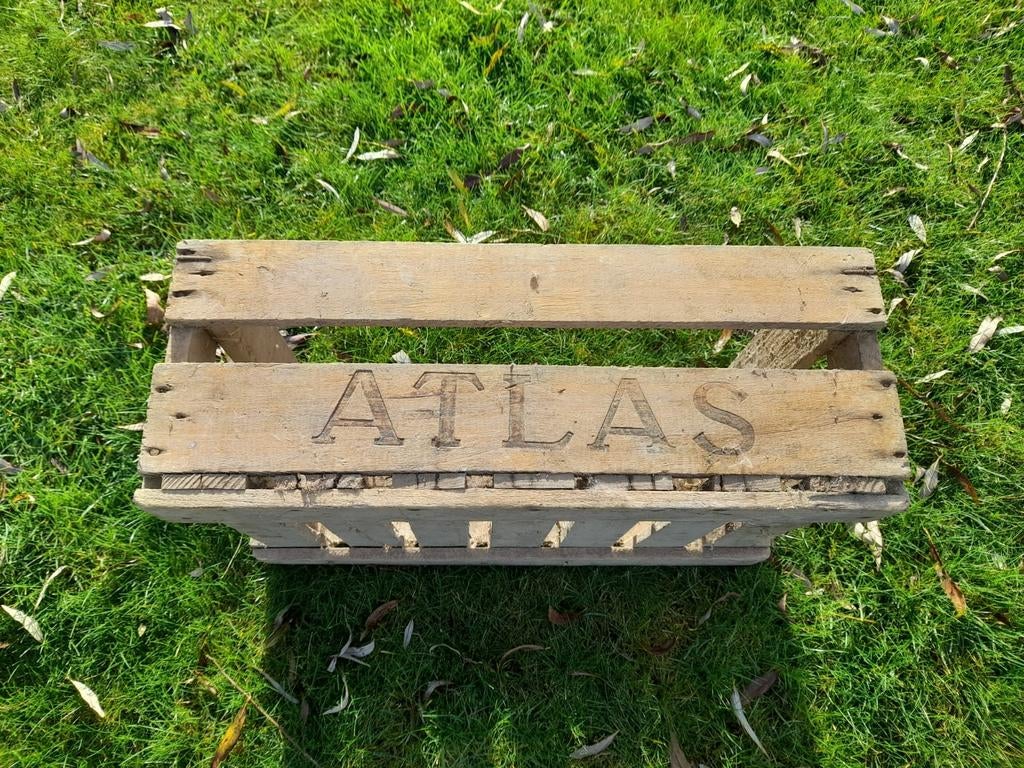 Houten retro bierkratten, Ophalen, Hout