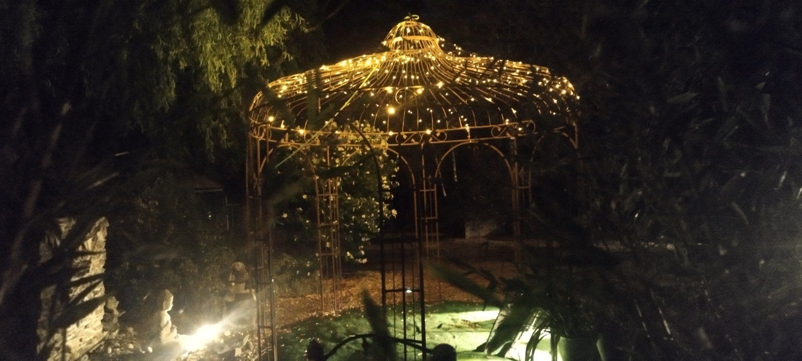 Massief Metalen Prieel 4 meter (8-hoek) – Natuurlijke Patina, Ophalen, Gebruikt, Tuinpaviljoen