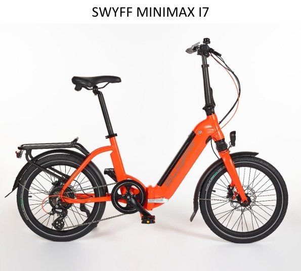Electrische vouwfietsen Swyff I7 - incl. accessoires, Ophalen, Zo goed als nieuw, Totaal opvouwbaar, Overige merken