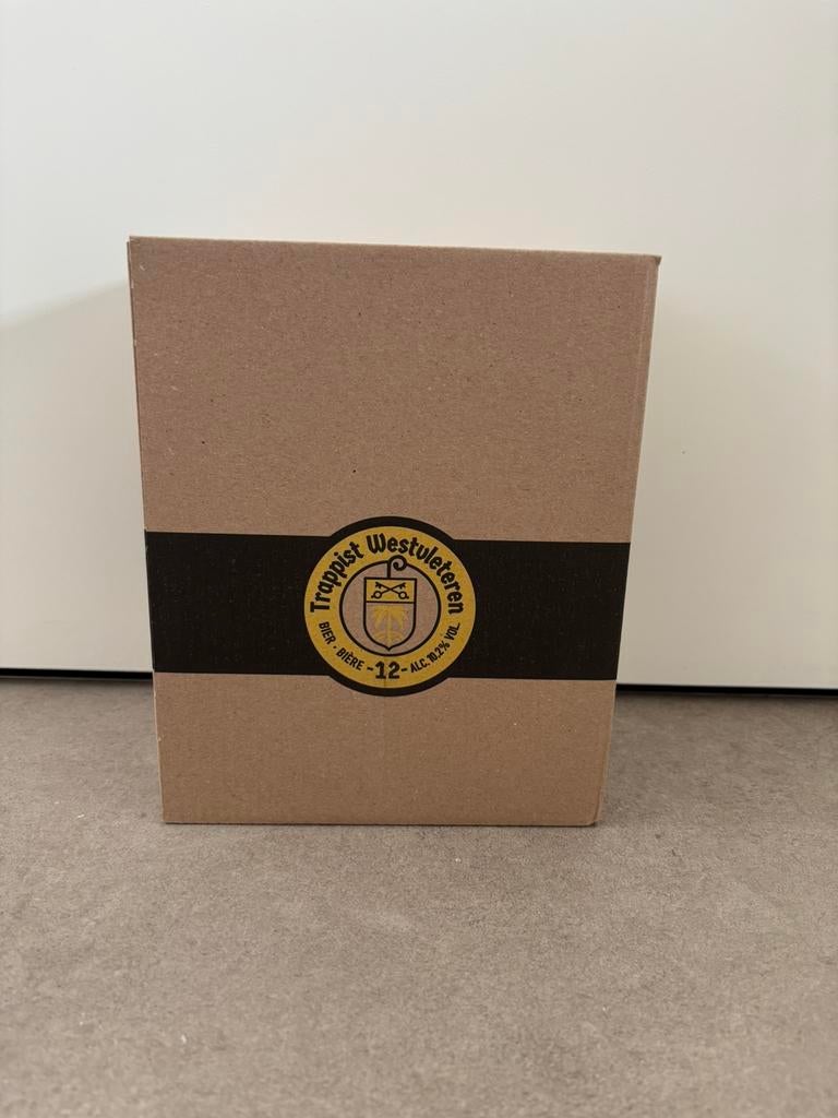 West vleteren 12 donker bier 6 flesjes, Verzamelen, Biermerken, Ophalen, Zo goed als nieuw, Flesje(s)