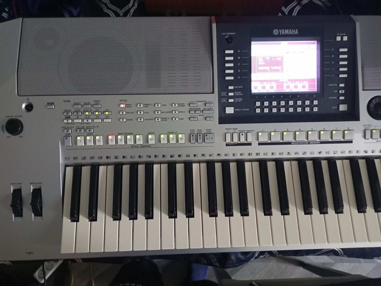 Yamaha psr s710, Ophalen, Yamaha