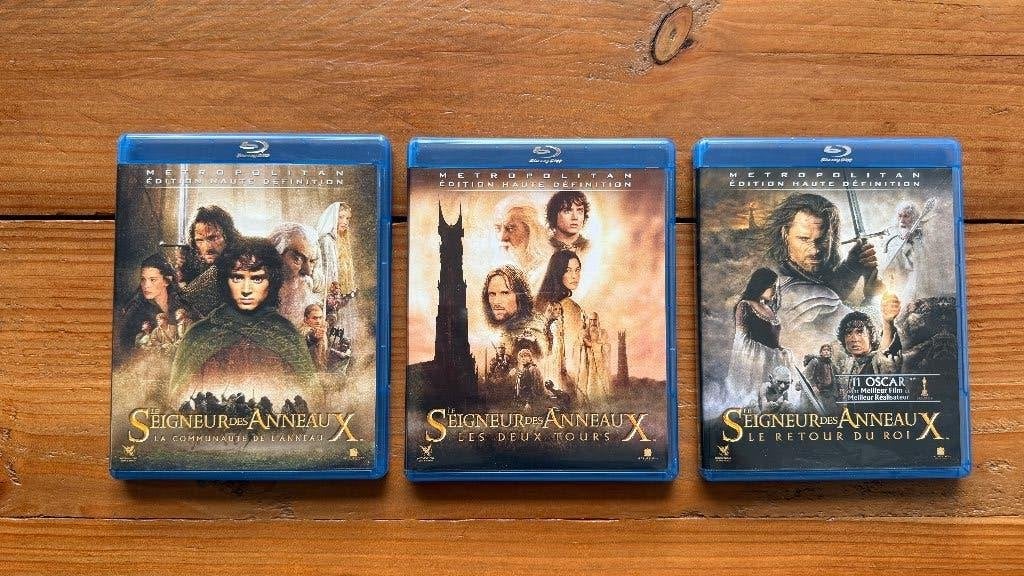 Lot Blu-ray - Trilogie Seigneurs des Anneaux, Comme neuf, Enlèvement, Blu-ray, Aventure