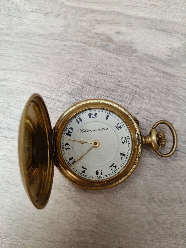 Montre de poche orex, Bijoux, Sacs & Beauté, Autres marques, 1900 à 1930, Doré, Autres matériaux